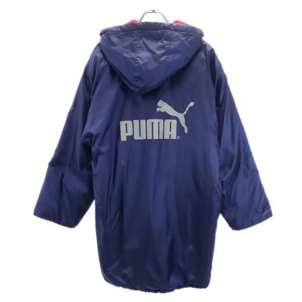 プーマ 90s ヒットユニオン オールド ベンチコート 紺 PUMA フード