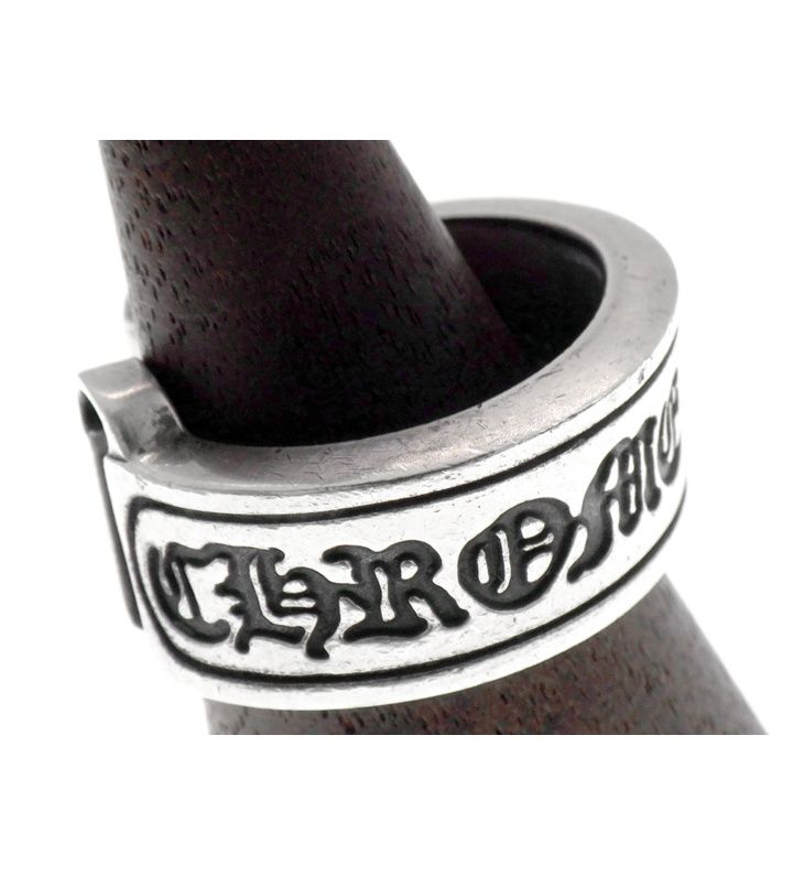  クロムハーツ CHROME HEARTS LG SCROLL LABEL ラージ スクロールラベル シルバー リング w 24611 リング 指輪 アクセサリー