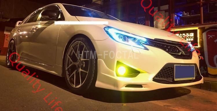 パールホワイト062 塗装済み トヨタ マークX GRX130 中期用 フロントリップスポイラー バンパー スポイラー FFCRYSTALESIA_COM