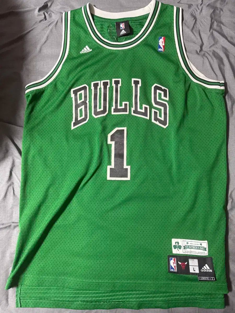 adidas アディダス NBA BULLS デリック ローズ バスケットボールジャージ
