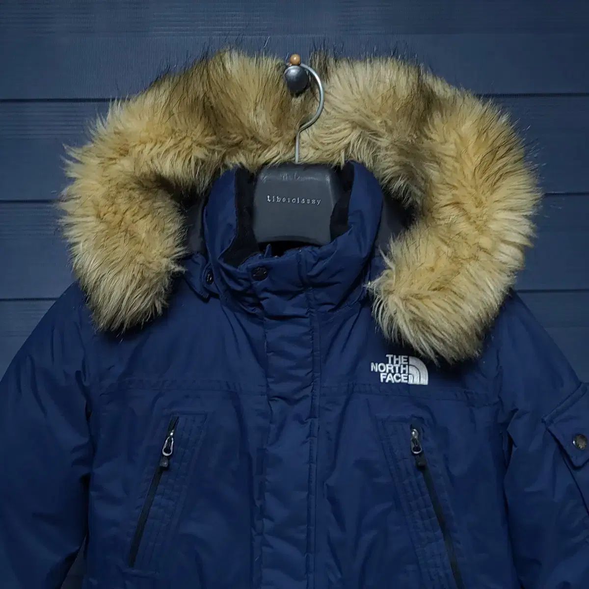130 THE NORTH FACE ザノースフェイス キッズ ダックダウン ダウン ネイビー