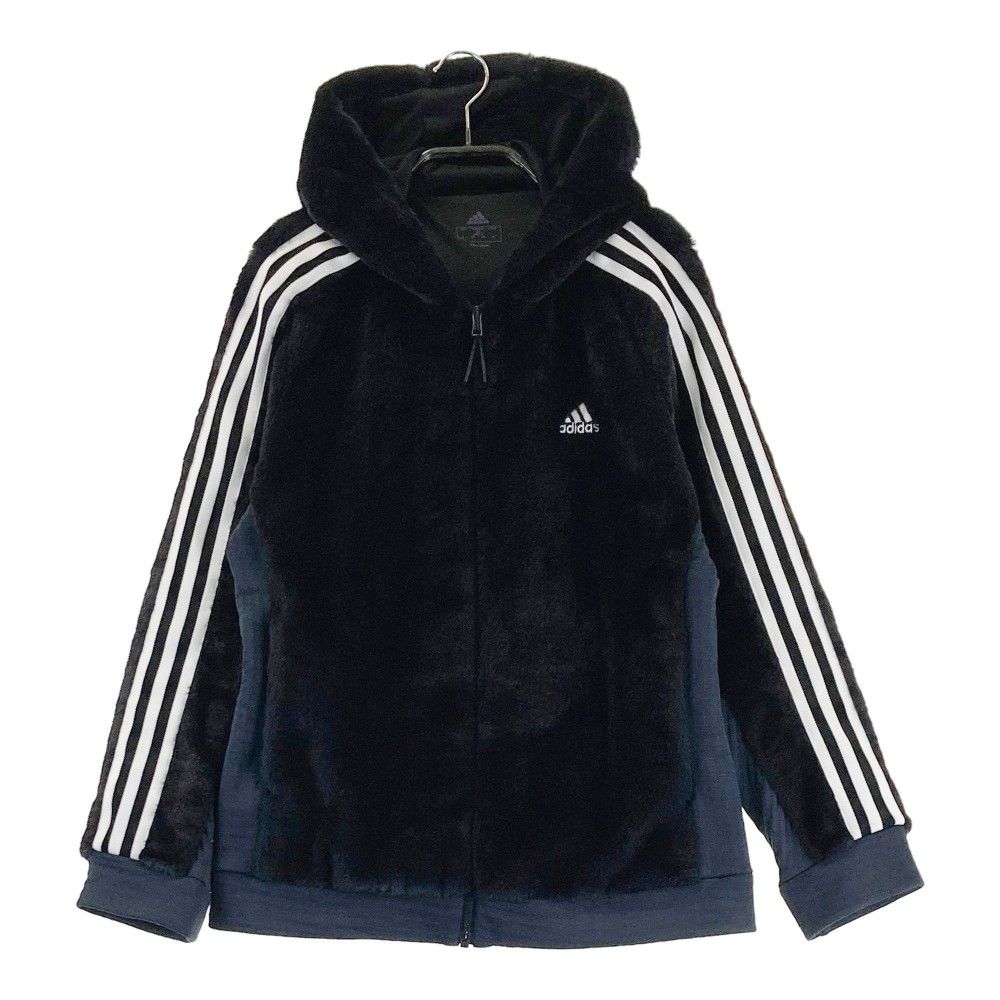 サイズ：M ADIDAS GOLF アディダスゴルフ  ボアジャケット スカート セットアップ  ブラック系 [240101250268] ゴルフウェア レディース ストスト