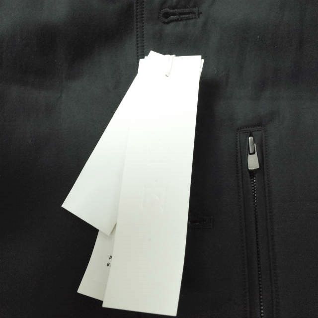 【値下げ中】山内　塩縮コットンキュプラ中綿入りノーカラージャケット 値下げ中】山内 塩縮コットンキュプラ中綿入りノーカラー