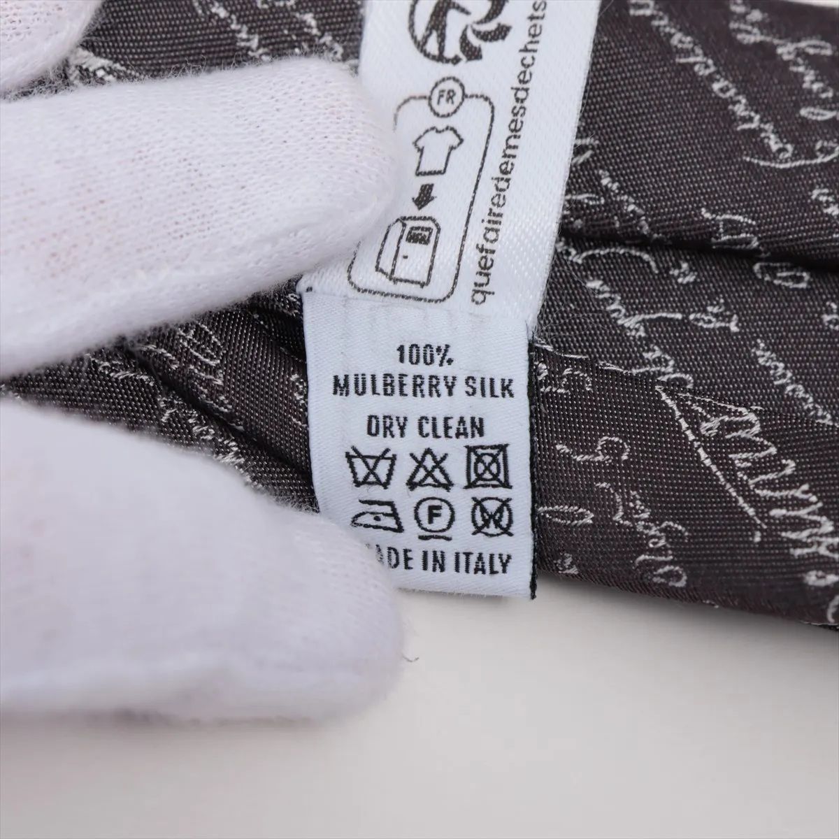 極美品 ベルルッティ カリグラフィ シルク 100％ ネクタイ