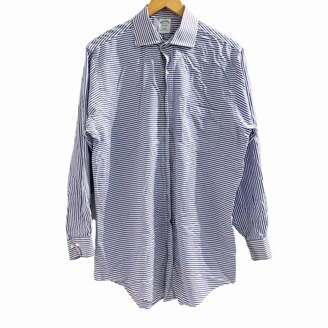 ブルックスブラザーズ BROOKS BROTHERS シャツ ボーダー 比翼