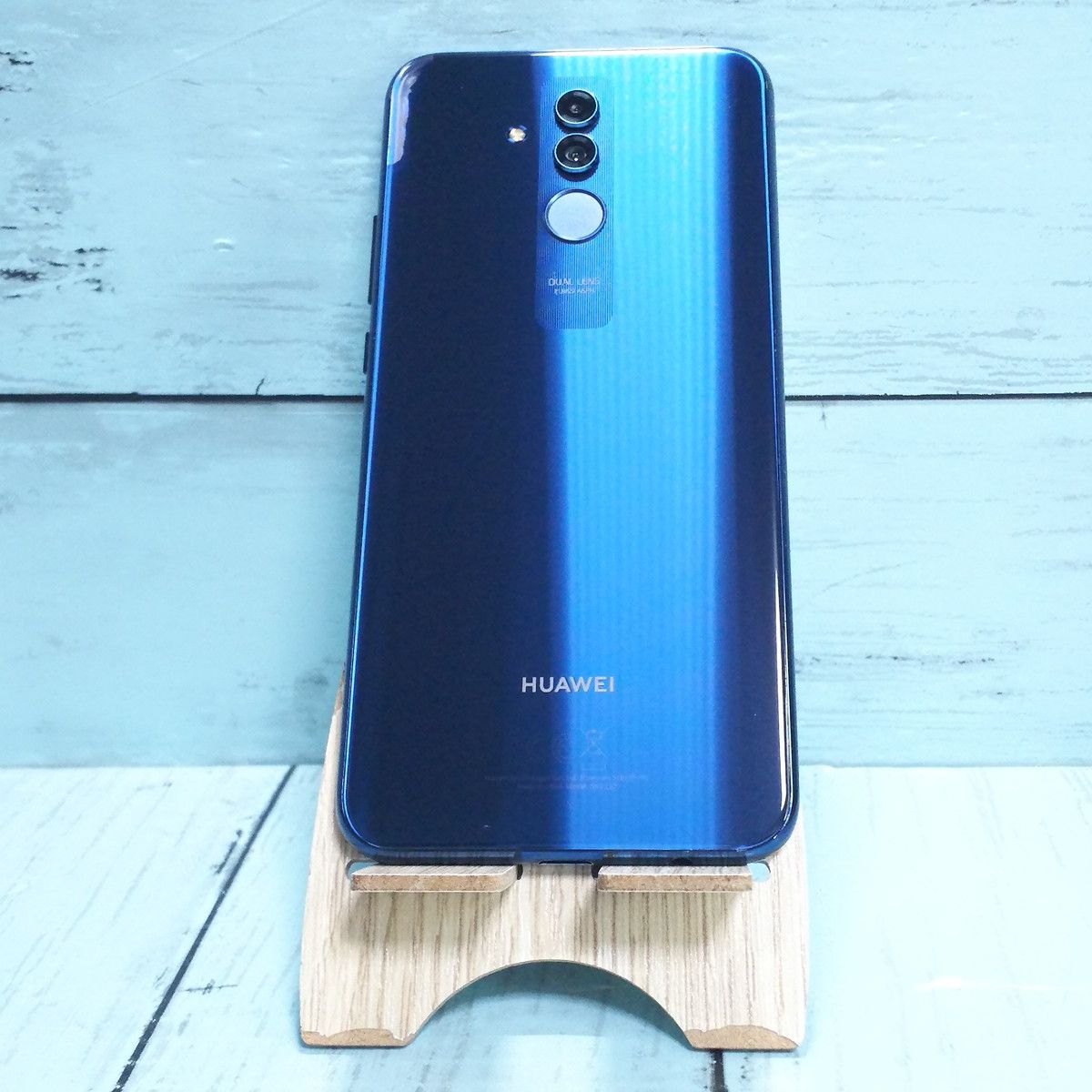 HUAWEI Mate 20 lite サファイアブルー SNE-LX2 本体 白ロム SIMロック 