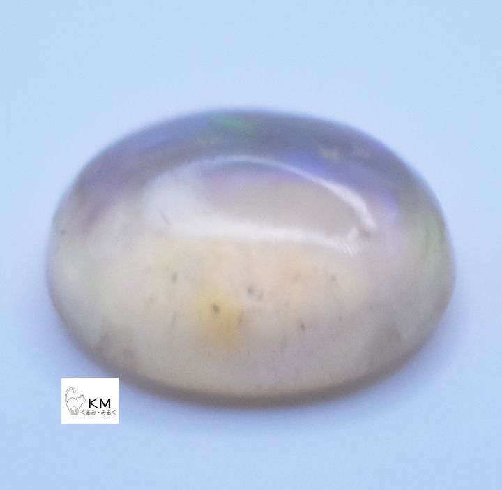 жメキシコオパールルース 6.5*5*2.5㎜0.54ct １つ - くるみ・みるく