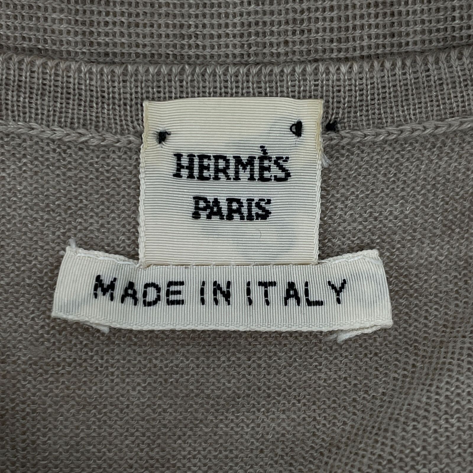 HERMES エルメス ベージュ カシミヤ ボウタイ ニット 36 - メルカリ 