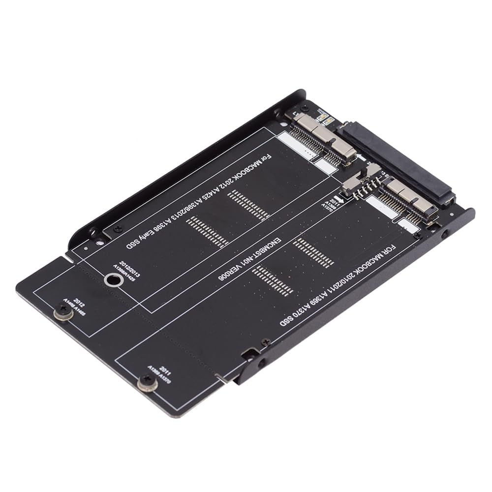 【超激得，セール】 新品 2012 2011 Mac Air Pro 2010 Retina 2.5インチ - SSD 12+6ピン SATA 17+7ピン A1425 22ピン A1398 MC975 Cablecc MC976 ケースエンクロージャー SATAケーブル