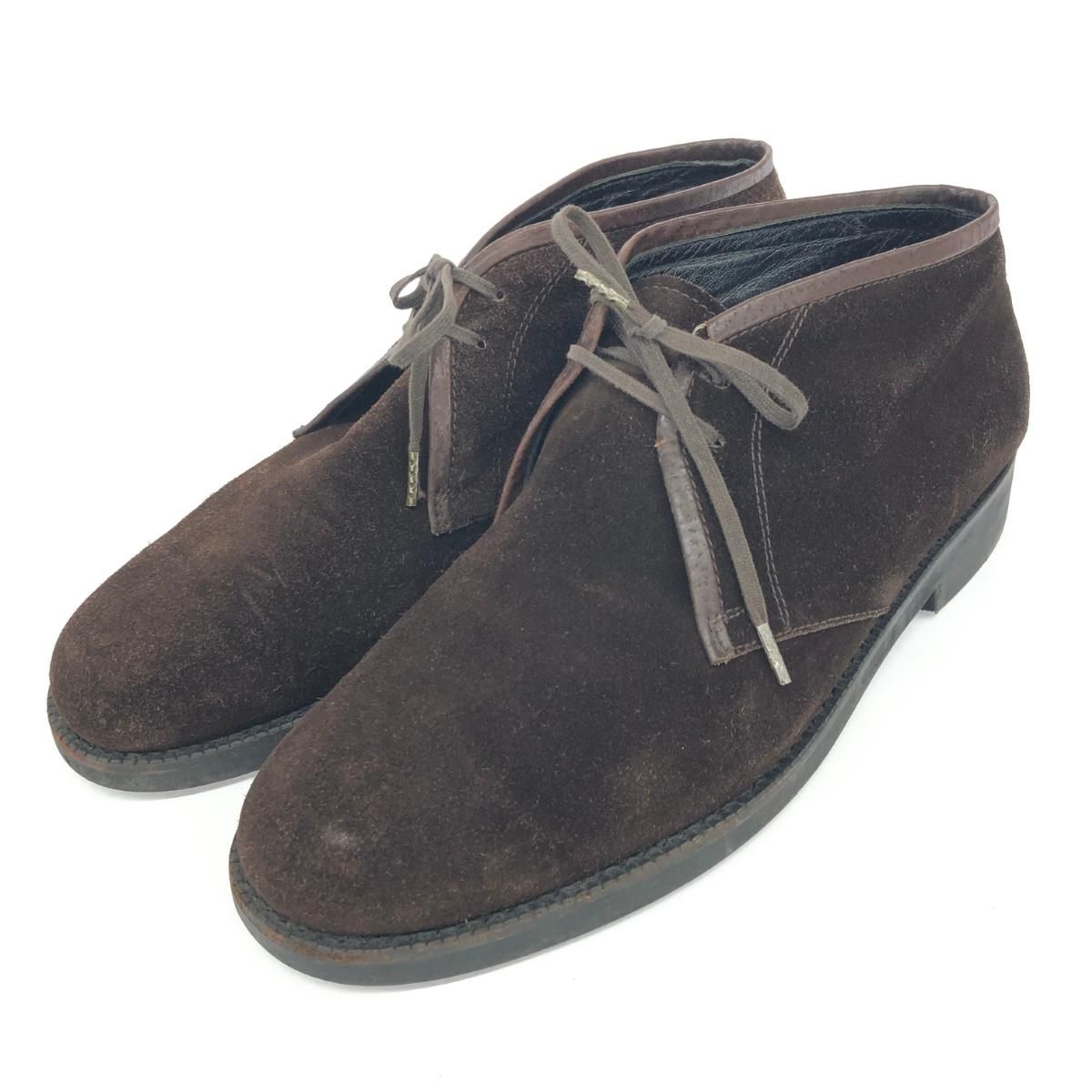 COMME des GARCONS HOMME PLUS コムデギャルソンオムプリュス  ブーツ  ブラウン チャッカブーツ スウェードレザー メンズ　240001103877