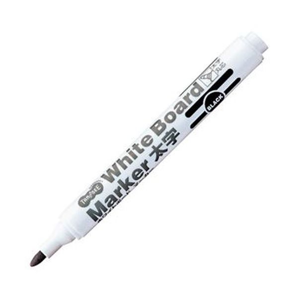 まとめ TANOSEE ホワイトボードマーカー太字 丸芯 黒 1セット 12本 ×20セット