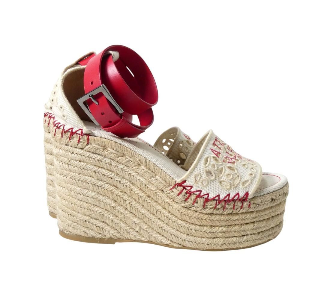valentino garavani ヴァレンティノ エスパドリーユ 38 新品同様 VALENTINO GARAVANI ヴァレンティノガラヴァーニ サイズ36.5