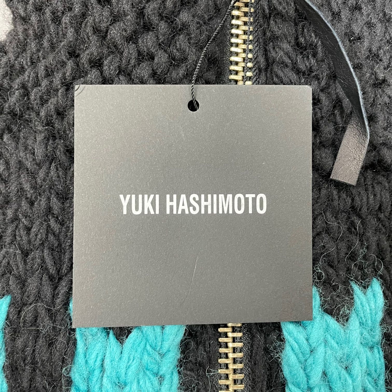 定価110000円 新品 YUKI HASHIMOTO 22AW COWICHAN SWEATER カウチン セーター オーバーサイズ ニット  ジャケット カーディガン ユウキハシモト 222-01-0502 ブラック 48 - メルカリ