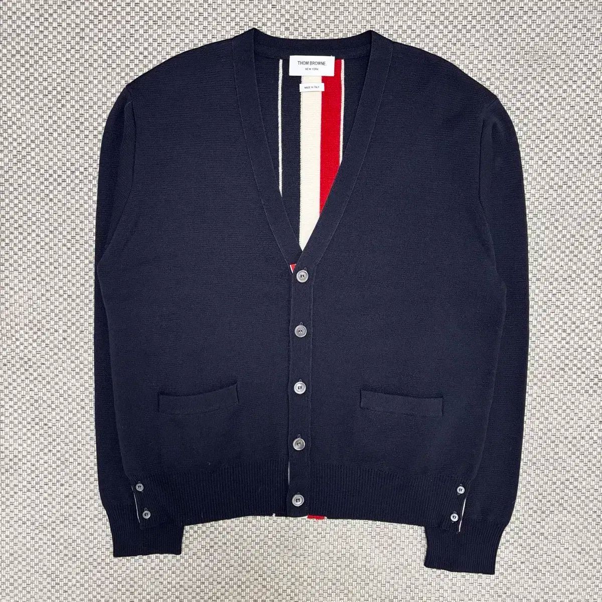 5 Thom Browne(トム・ブラウン) ミラノステッチ 巨人 カーディガン