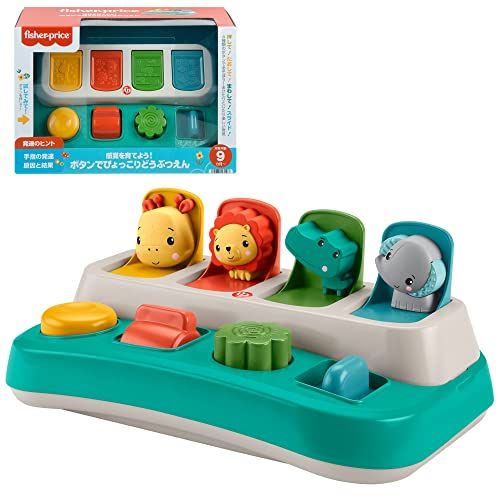 マテル(MATTEL) フィッシャープライス(fisher price) 感覚を育てよう! ボタンでぴょっこりどうぶつえ