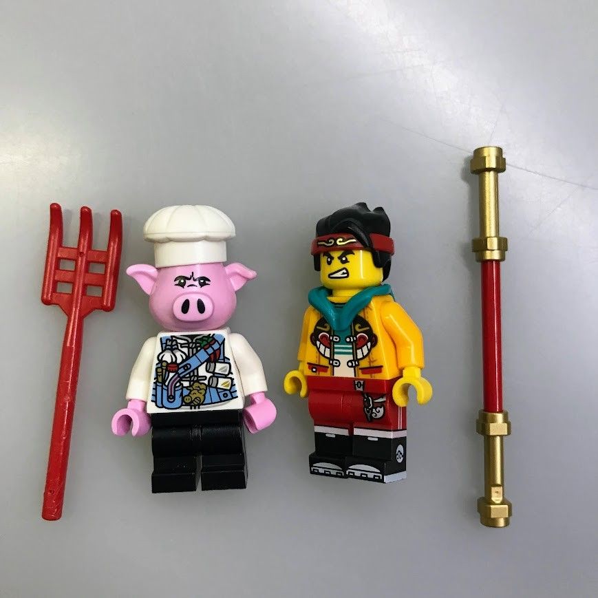 正規品 LEGO レゴ モンキーキッド ミニフィグ 猫 6個 まとめ売り CP 