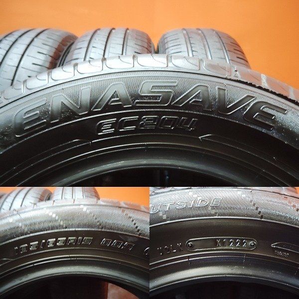 DUNLOP ENASAVE EC204 185/65R15 15インチ 夏タイヤ 4本 22年製 バリ溝 シエンタ MAZDA2 ベンツAクラス プレミオ デミオ audi/A1等(VTG957) DUNLOP ENASAVE EC204 185/65R15 15インチ 夏タイヤ 4本 22年製 バリ溝