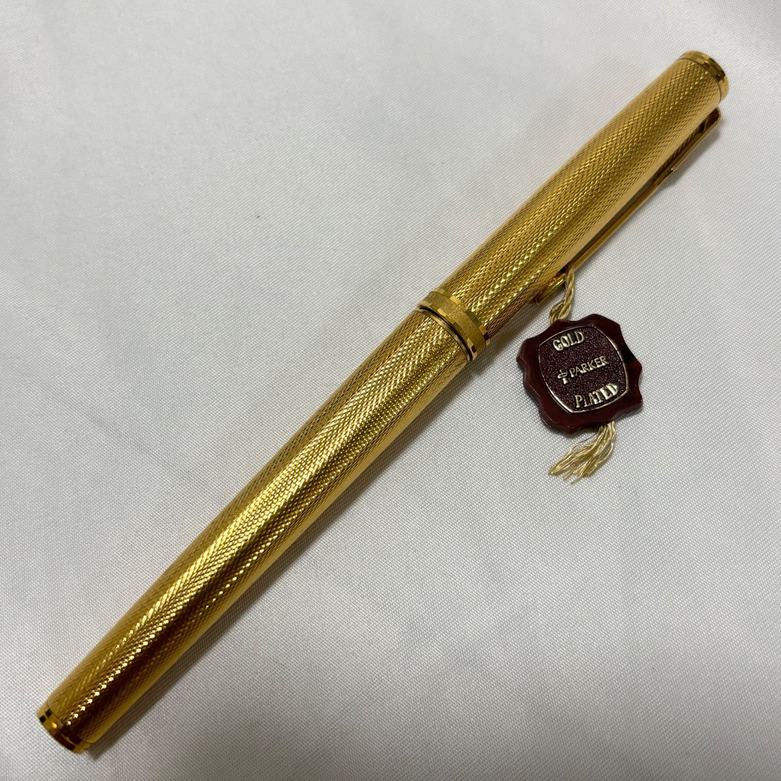 PARKER パーカー 万年筆 ゴールド ペン先18K 750 筆記用具 文房具 筆記未 ジャンク品扱い 品