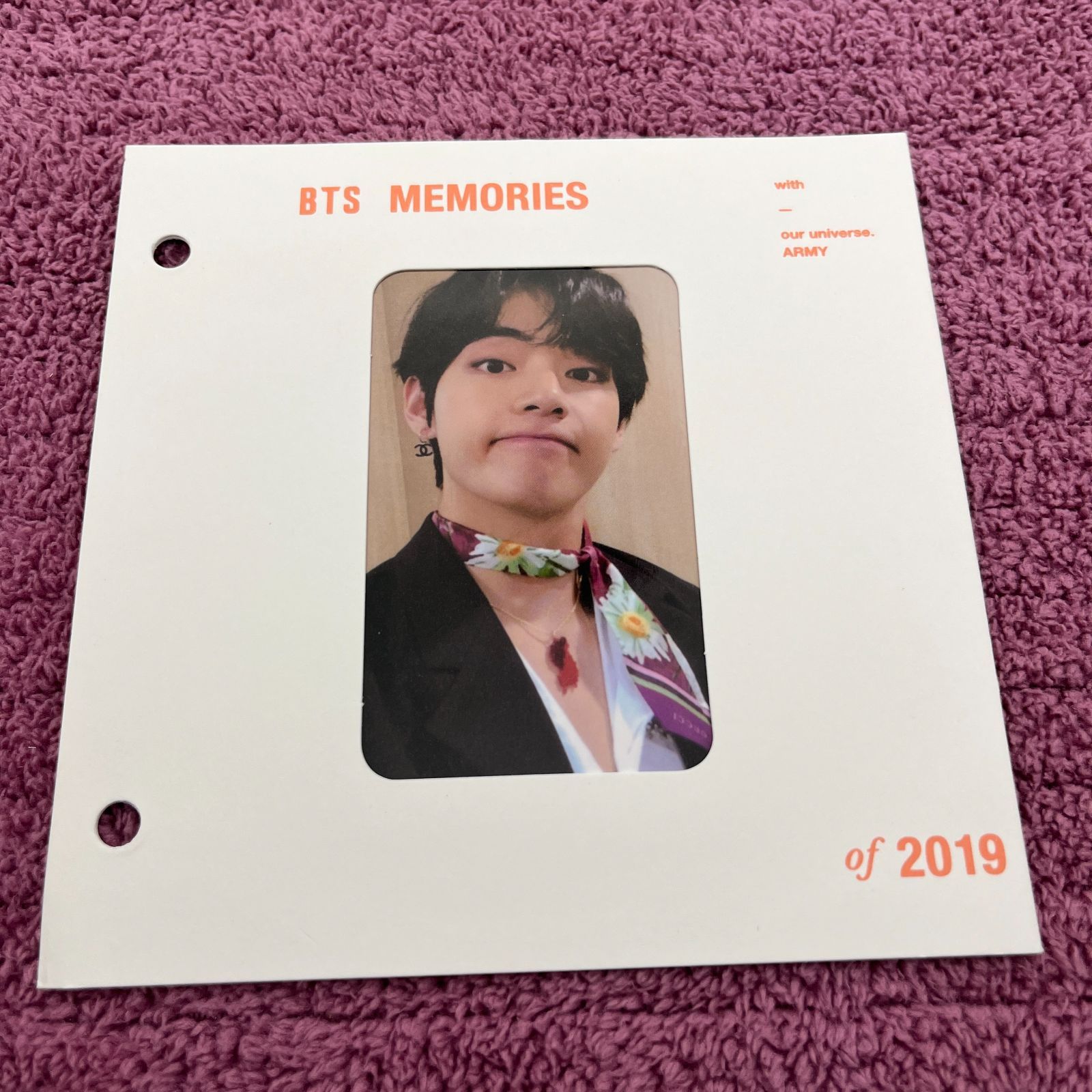 防弾少年団(BTS) - BTS トレカ テヒョン memories 2019 BluRay BTS 防弾少年団 2019 メモリーズ memories of Blu-ray 封入特典
