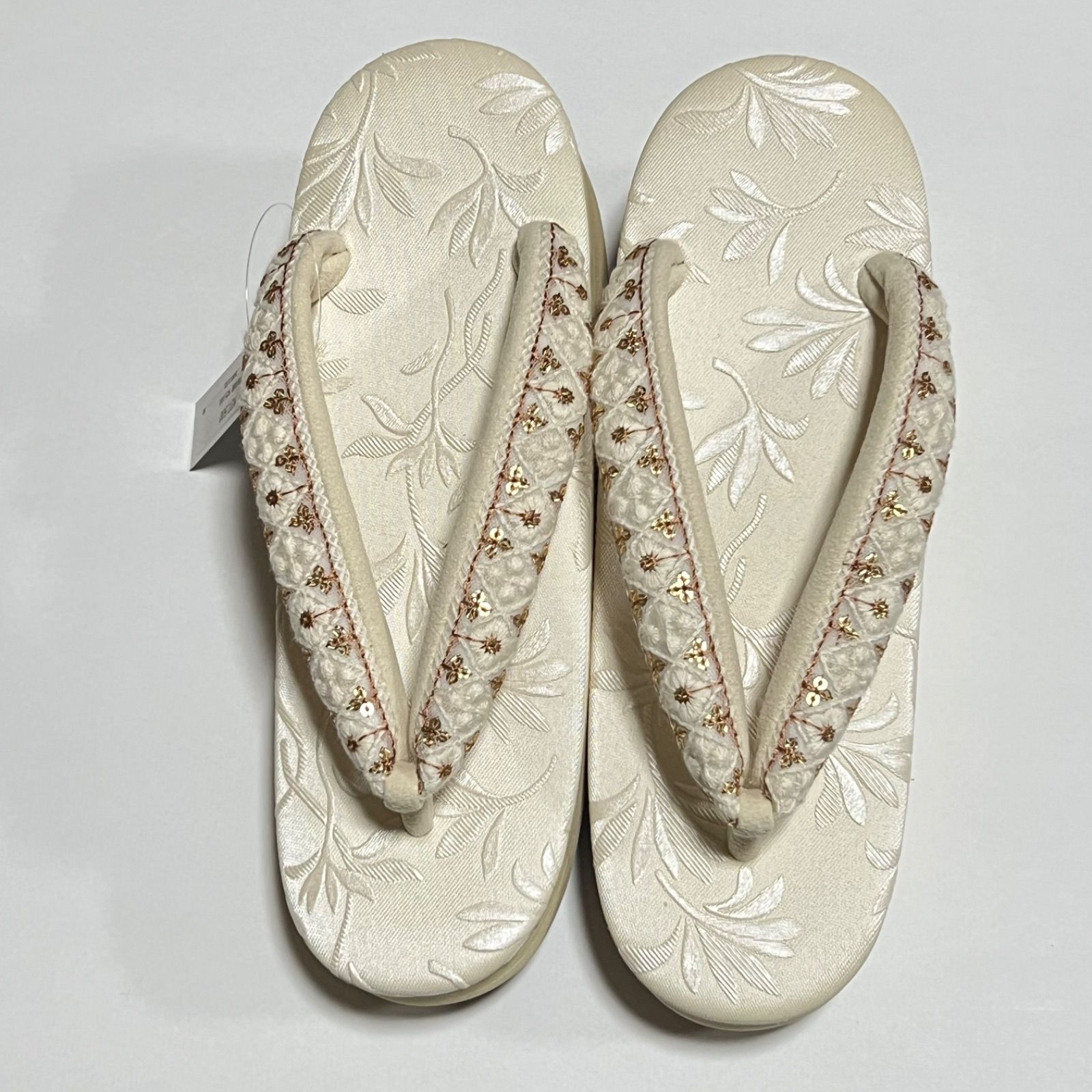 草履 バッグ 紗織 西陣織 帯地 草履 バッグセット フォーマル パール