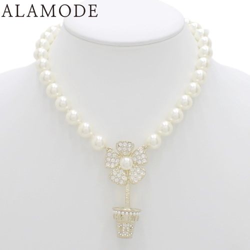 CHANEL パール　ネックレス 楽天市場】シャネル ネックレス パール チョーカー フェイク