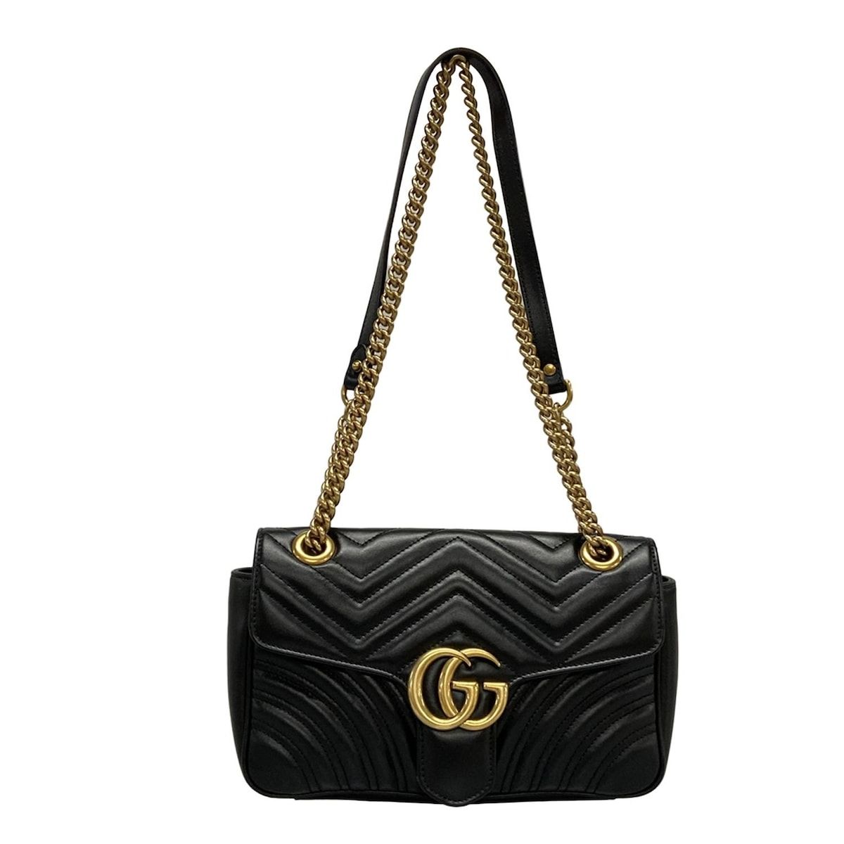 GUCCI(グッチ) ショルダーバッグ GGマーモント キルティング