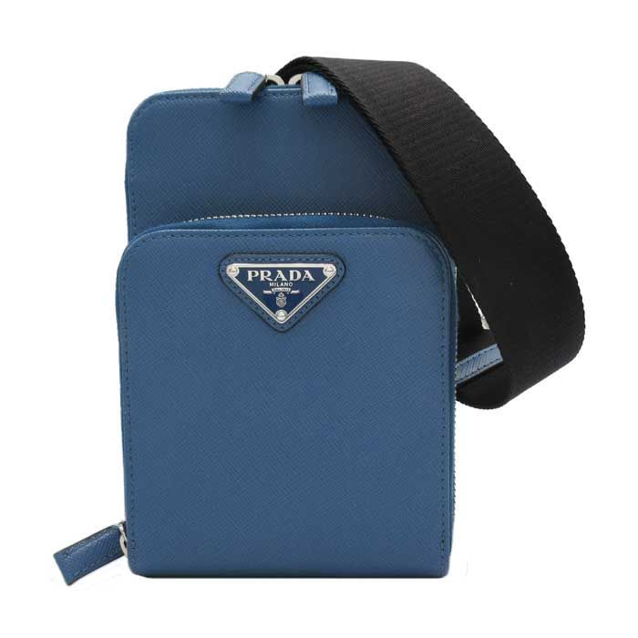 プラダ ショルダーバッグ PRADA スマホショルダー 斜め掛け 2ZH126 053 F0154 SAFFIANO アウトレット メンズ