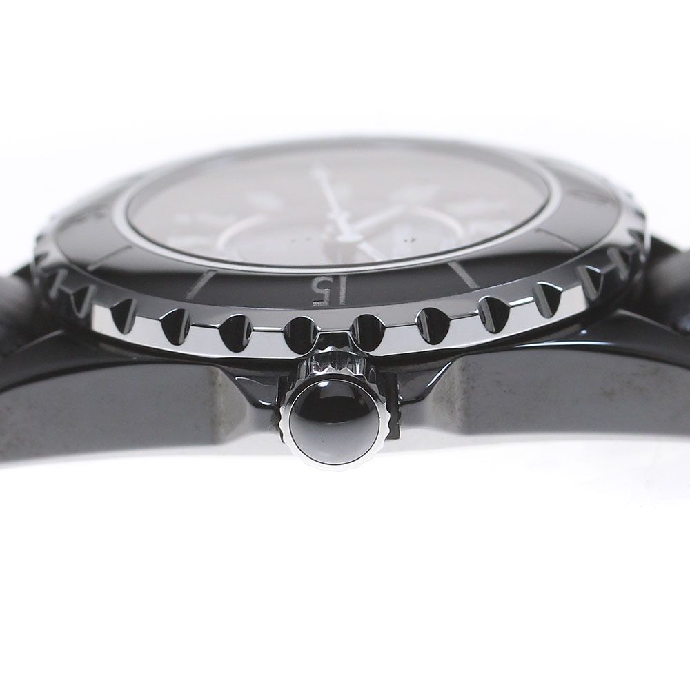 シャネル CHANEL H0680 J12 黒セラミック デイト クォーツ