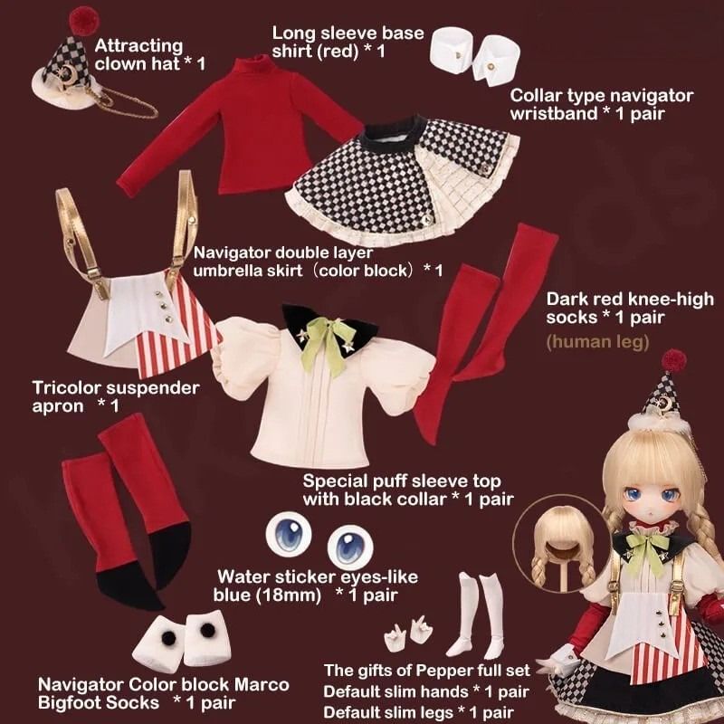 moko様　オーダー専用ページ♪ TinyFox MACOCOシリーズ 遊園地の案内人 ペッパー 1/4スケールMJD