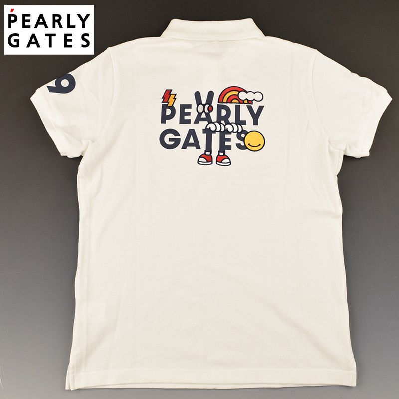 新品 正規品 パーリーゲイツ どうしちゃったPG ポロシャツ サイズ7 XXL PEARLY GATES（パーリーゲイツ）の「【PEARLY GATES】どうし