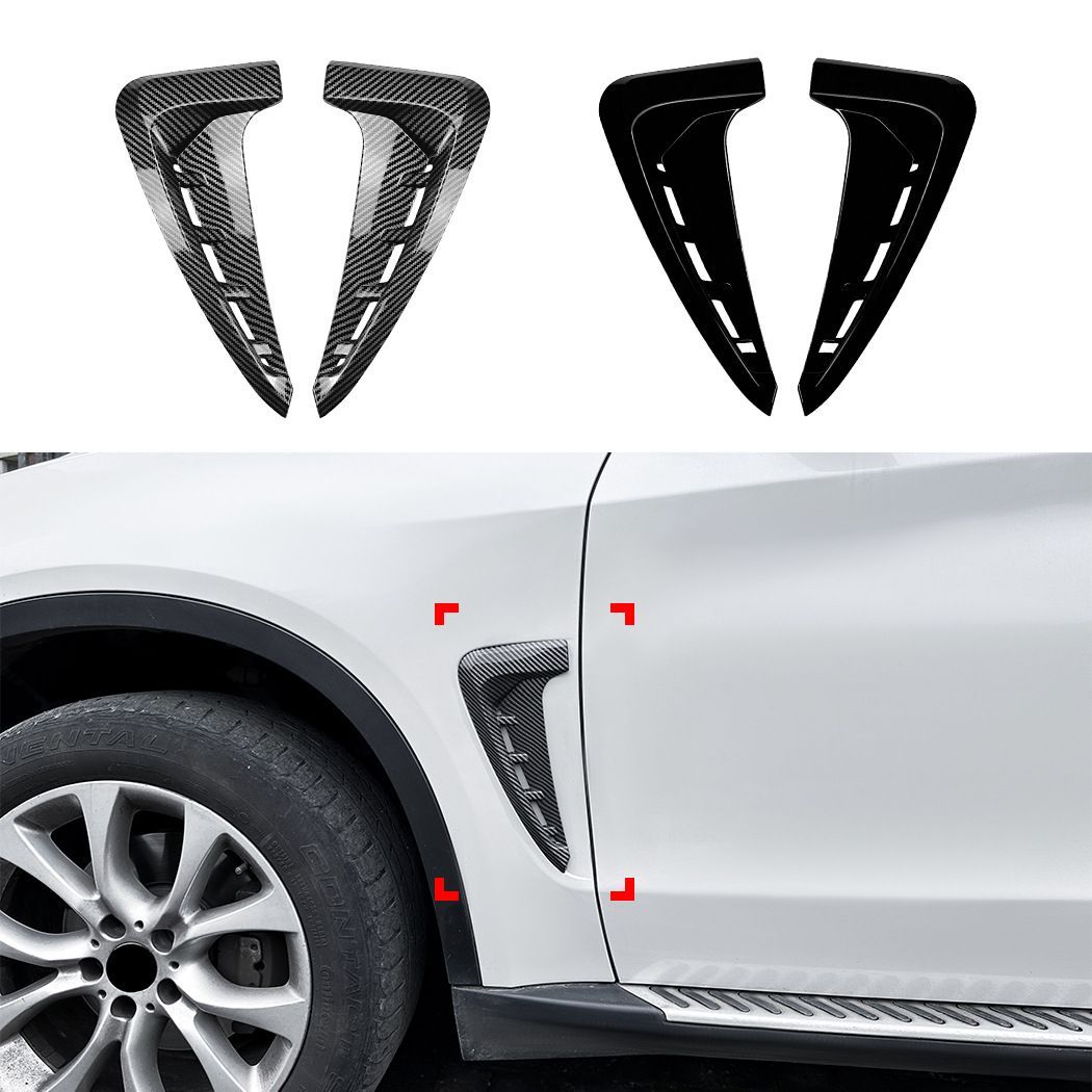 メンズ カーアクセサリー 外装改造 スポーティー風 BMW X5 F15 Mスポーツ用 フェンダーベントデカール 2014-2018対応