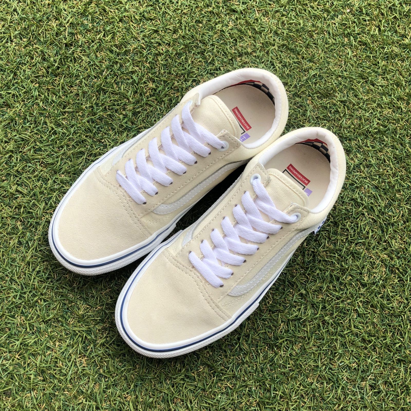 美品22.5 VANS ヴァンズ オールドスクール プロ HW5