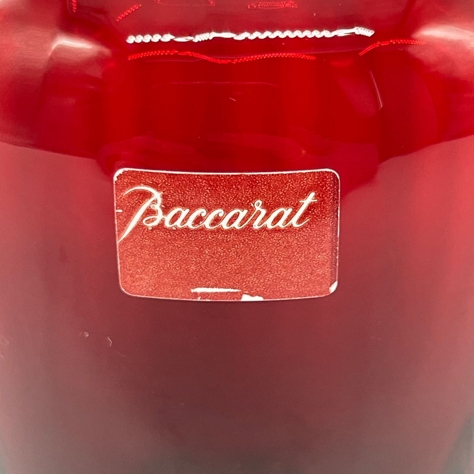 Baccarat フラワーベース バカラレッド 花瓶 花入 花器 フラワーベース