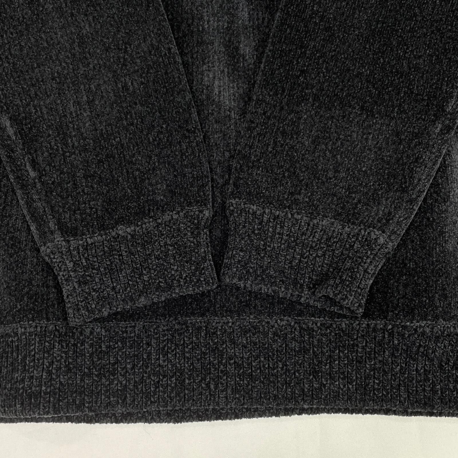 メンズ ムータマリン muta MARINE セーター 5 M 黒 クルーネック ニット ロゴ刺しゅう シンプル USTAUSTRALIA_COM_AU