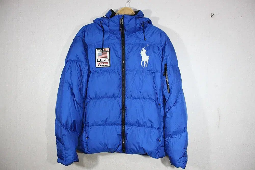 ポロラルフローレン ブルー ダウン アウター XL