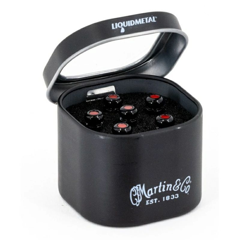 Martin 18APP0012 LUXE Bridge Pins Gloss Black ブリッジピン マーティン
