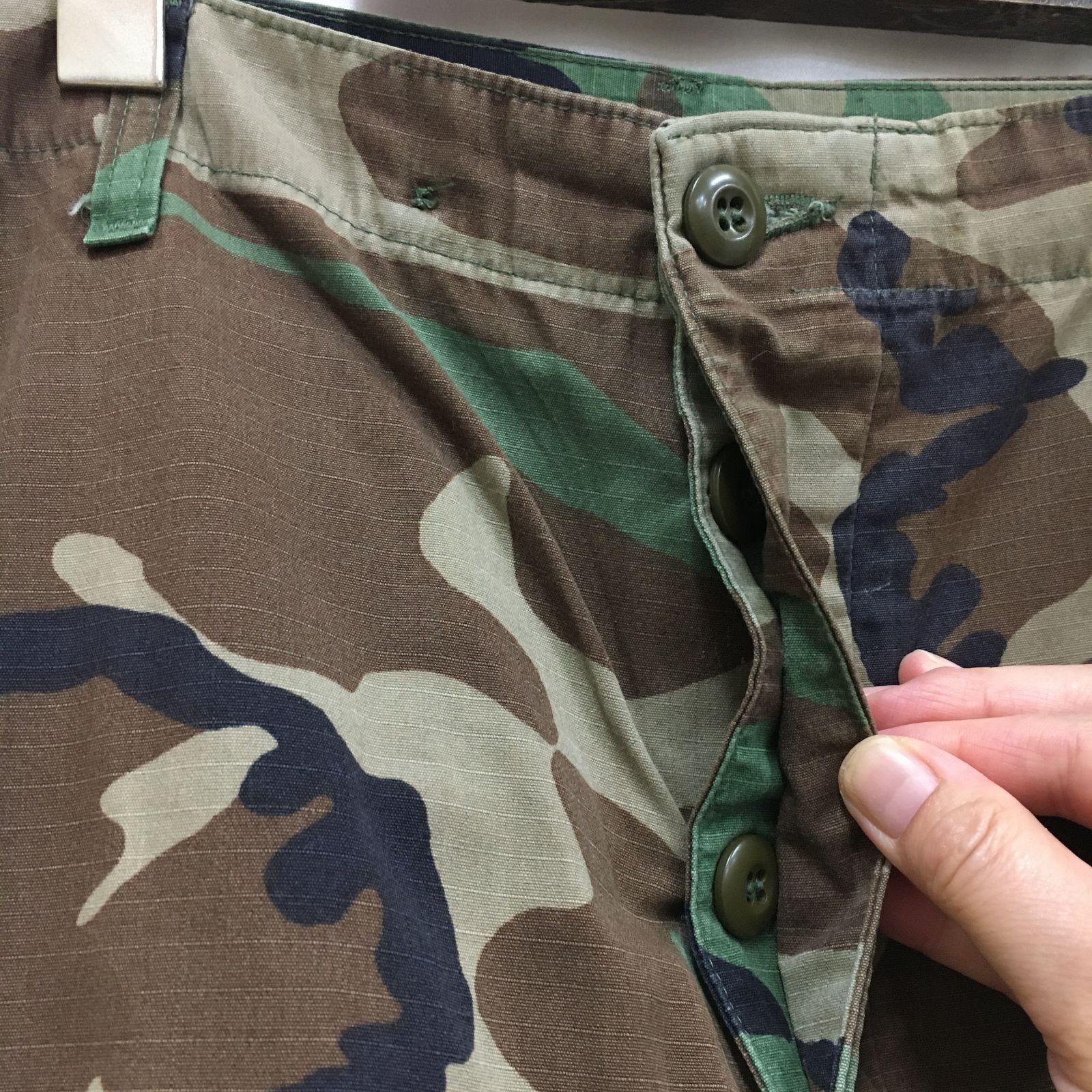 ミリタリーカモフラパンツ（US放出品、美品） 三沢店75】* ミリタリー カモフラ パンツ 米軍放出品 アメリカ