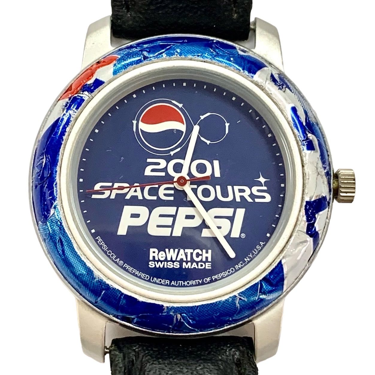 ペプシ公認非売品⭐️PEPSI ペプシ】 2001 スペースツアーズ腕時計 キャンペーン応募当選『ReWATCH』 本体のみですが希少美品稼働品  （AYA） - メルカリ