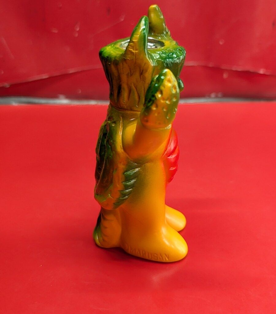 ガリ傷なし マルサン マルモンの指人形シリーズ トルトス海人 オレンジ グリーン