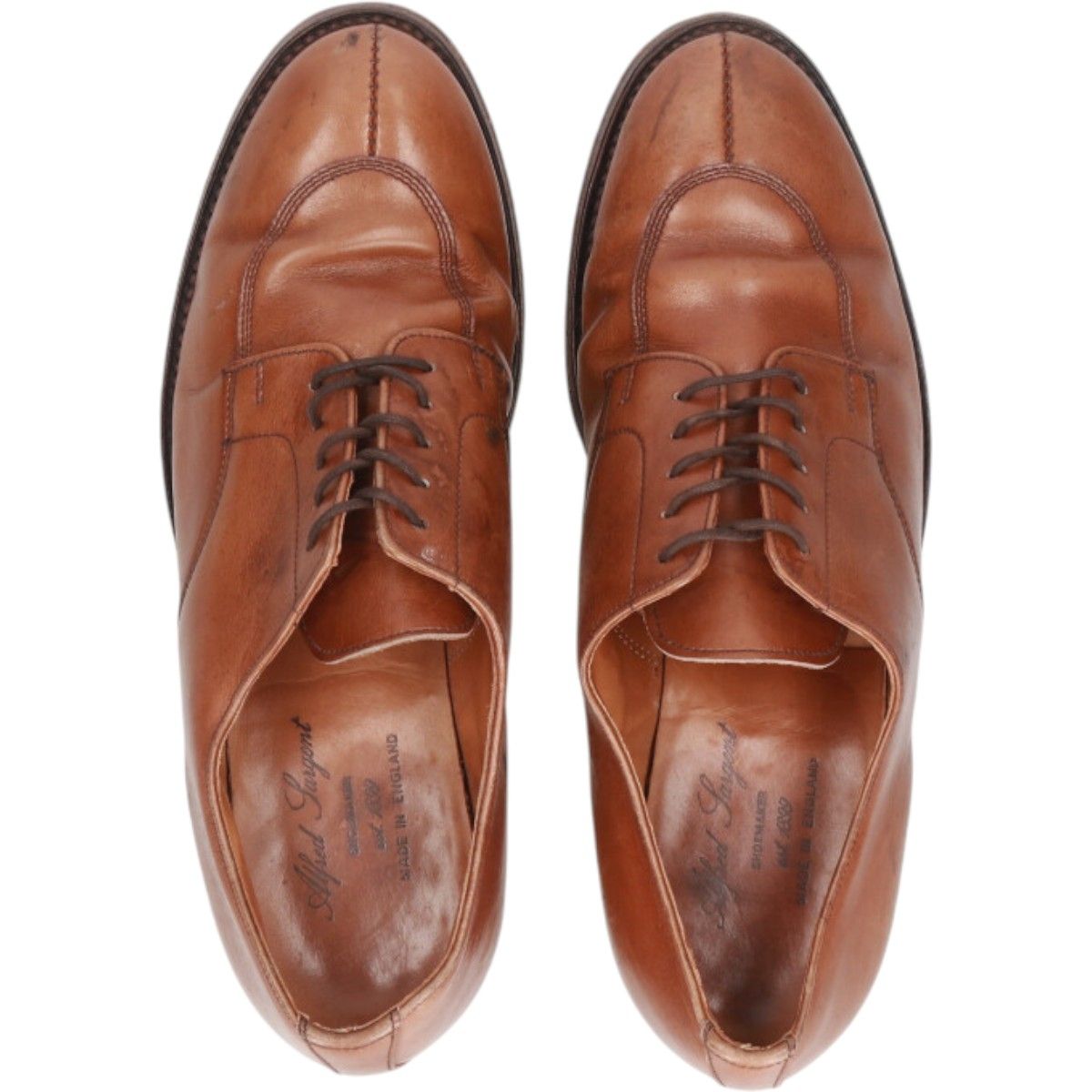 古着 アルフレッドサージェント Alfred Sargent Uチップシューズ 英国 
