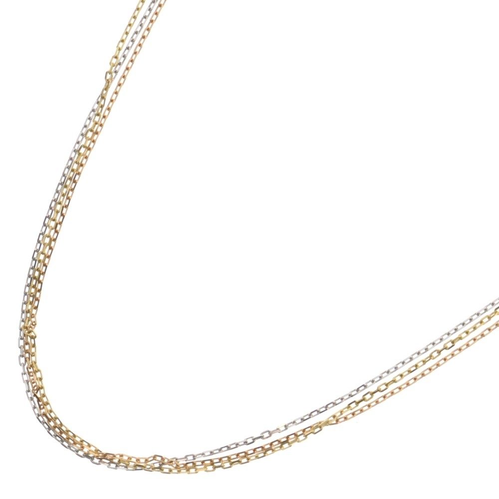 Cartier (カルティエ) トリニティ 3連チェーンネックレス