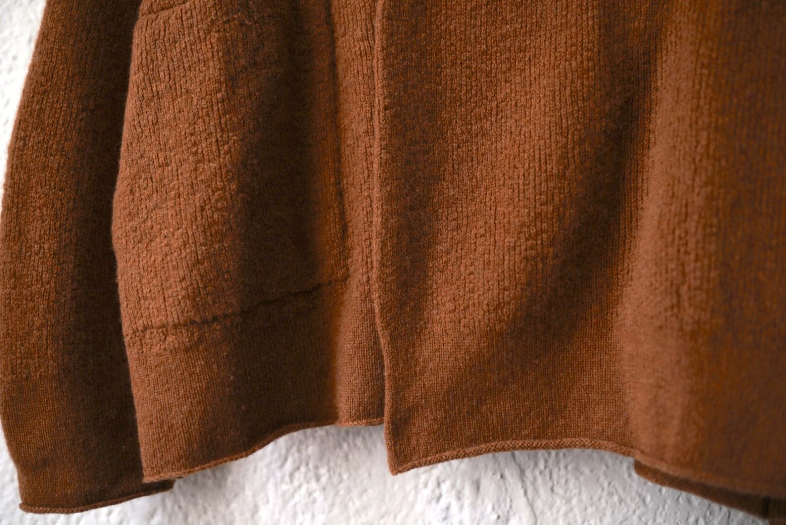 23AW Loose Fit Wrap Cardigan ストールネックピンニットカーディガン 