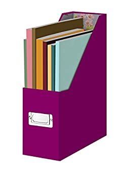 (Magazine File Berry) - Snap-N-Store Magazine File 33cm x 10cm x 25cm Berry (SNS03310)