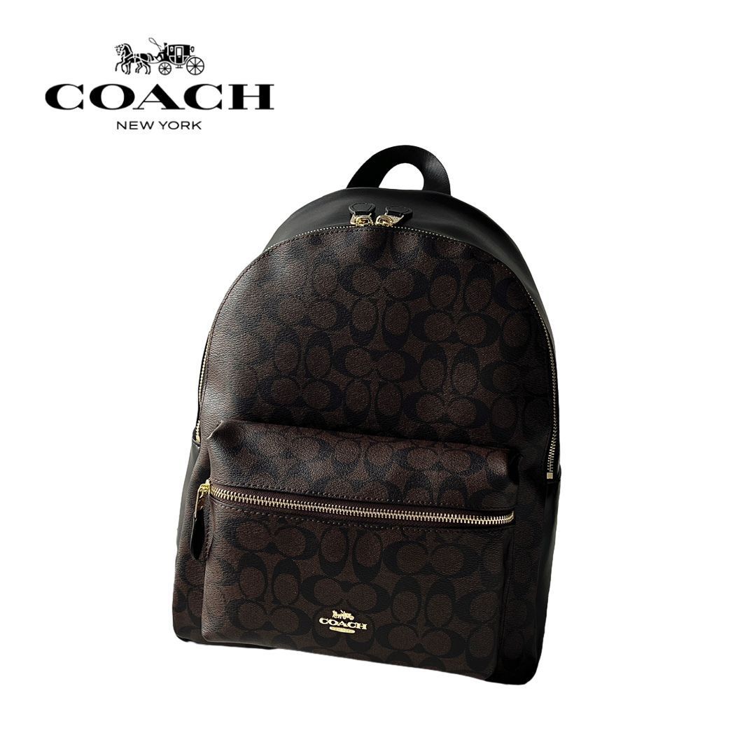 COACH コーチ シグネチャー リュック F58314 ブラウン バックパック アウトレット品 ユニセックス