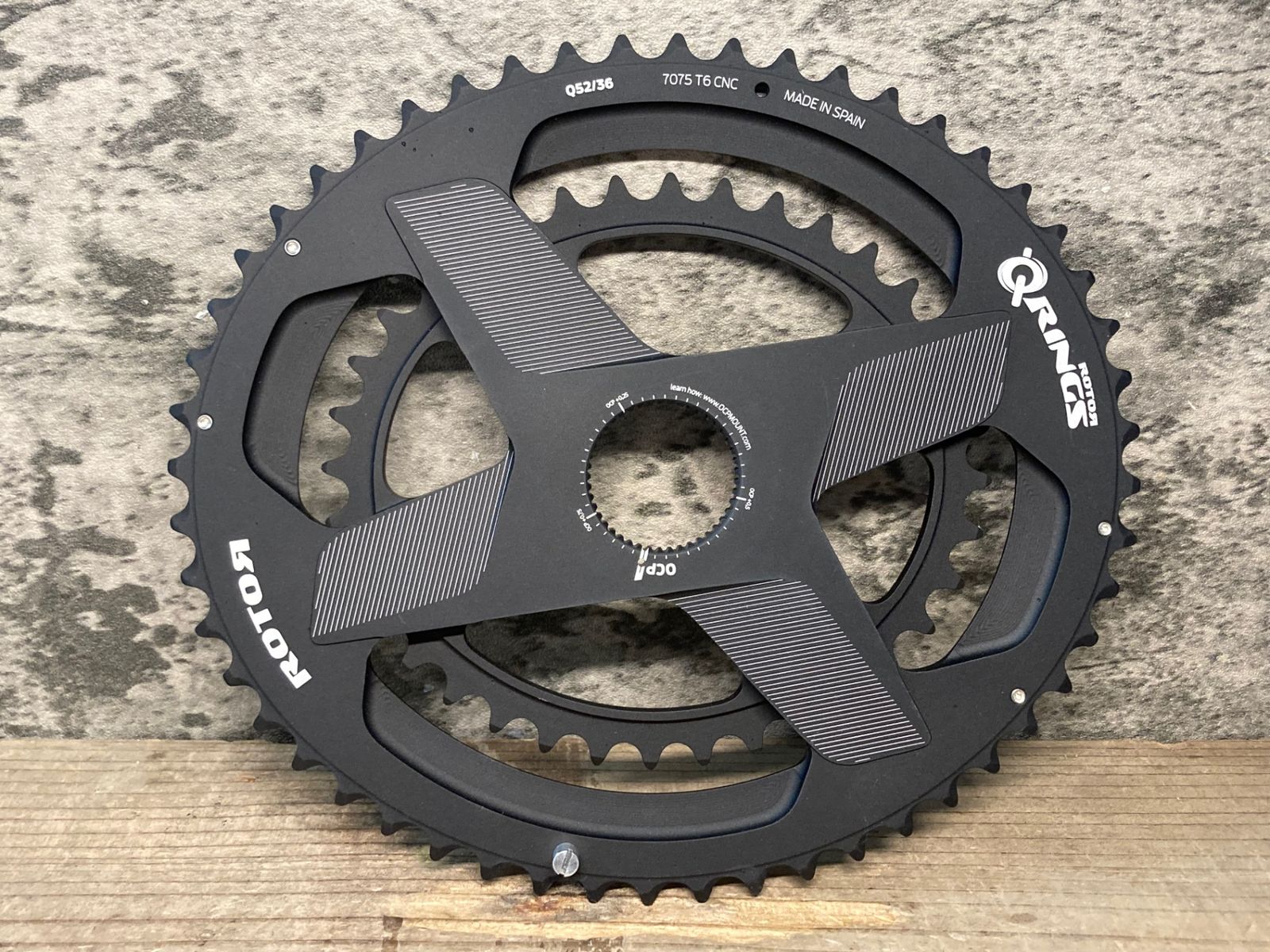 JM361 ローター ROTOR Q RINGS DM OVAL CHAINRING チェーンリング 52|36T ダイレクトマウント