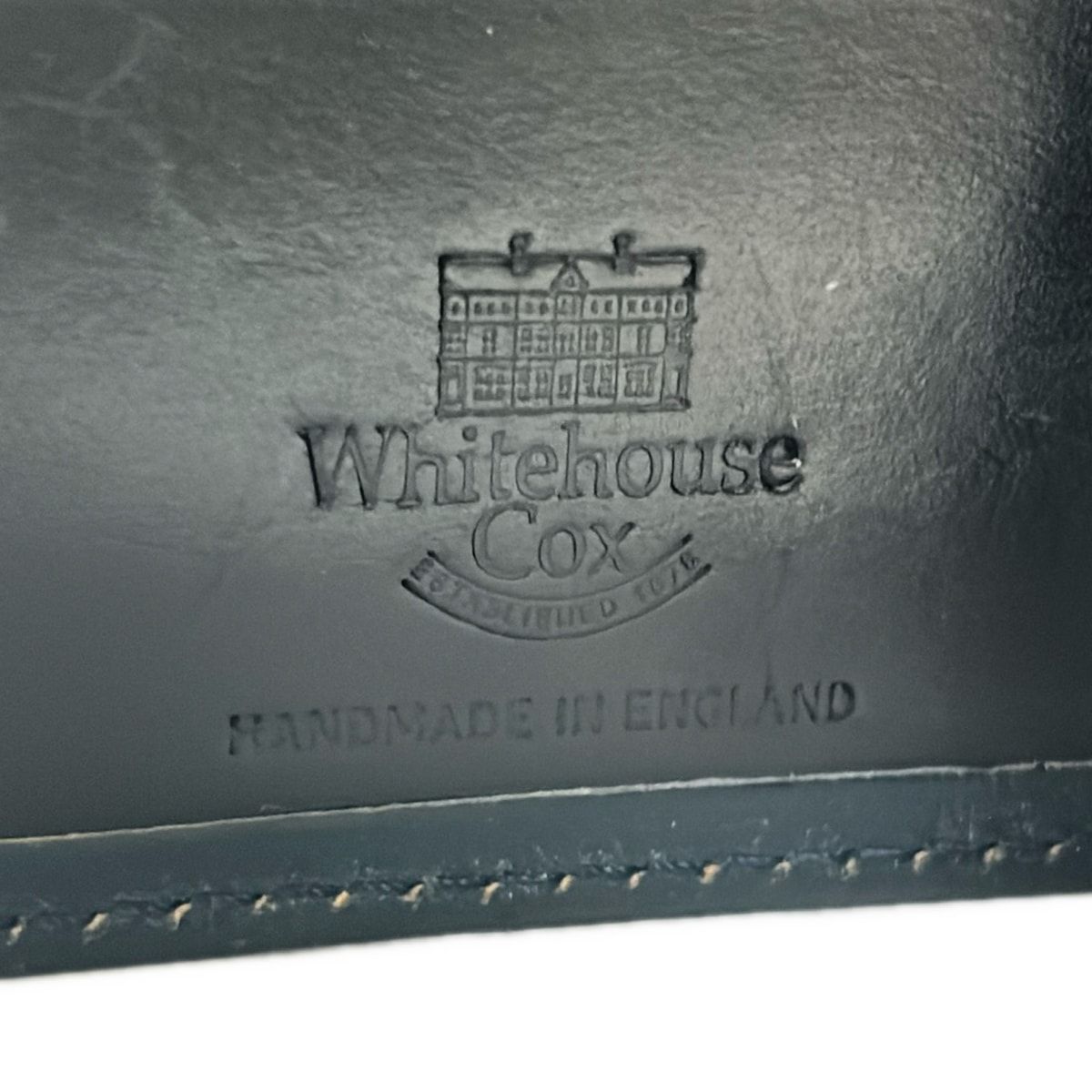 WhitehouseCox(ホワイトハウスコックス) 2つ折り財布 - ネイビー