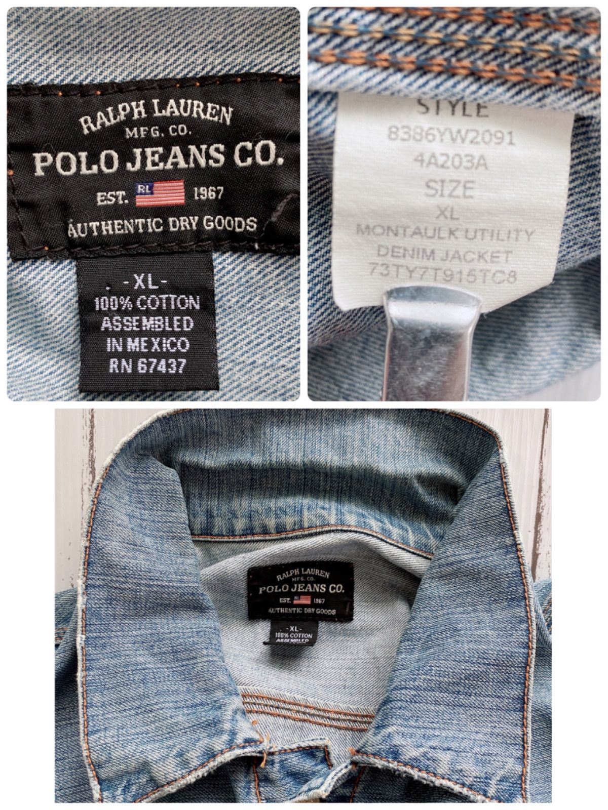 POLO JEANS CO. ポロジーンズ カンパニー Gジャン デニム POLO JEANS CO. ポロジーンズ カンパニー Gジャン デニム