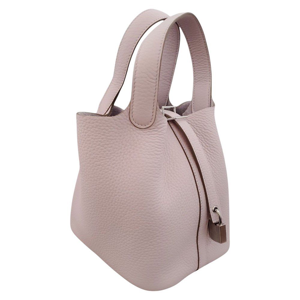 HERMES エルメス　ピコタンロックPM18モーヴペール　SV金具　W刻印 HERMES エルメス ハンドバッグ ピコタンロック 18 PM