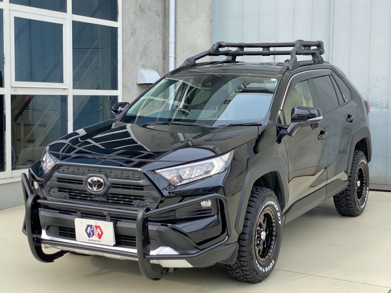 TOYOTA トヨタ RAV4 ルーフラック ルーフキャリア ブラック アルミ製 - メルカリ