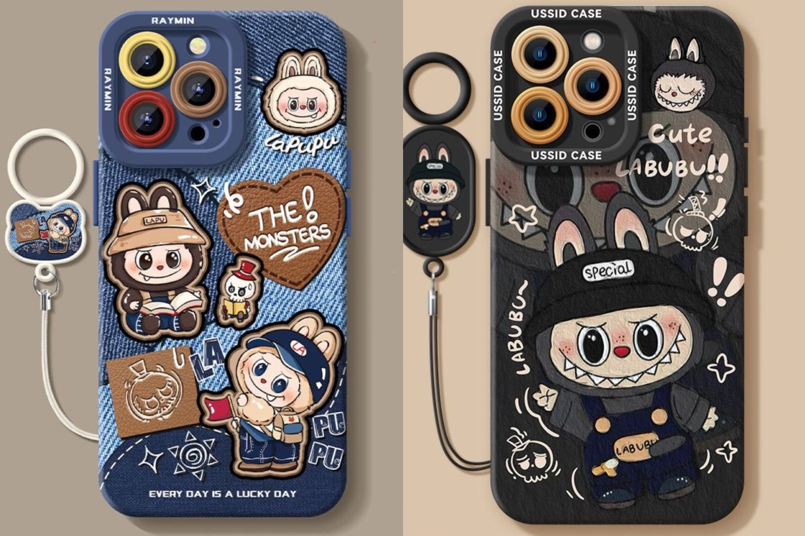 キティ　labubu iPhone16Proケース 4点セット キティ labubu iPhone16Proケース 4点セット キティ labubu